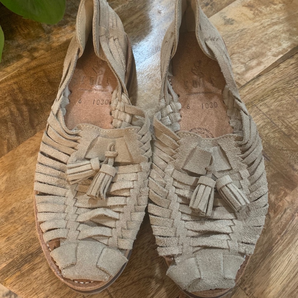 Sols suede tassel shoes